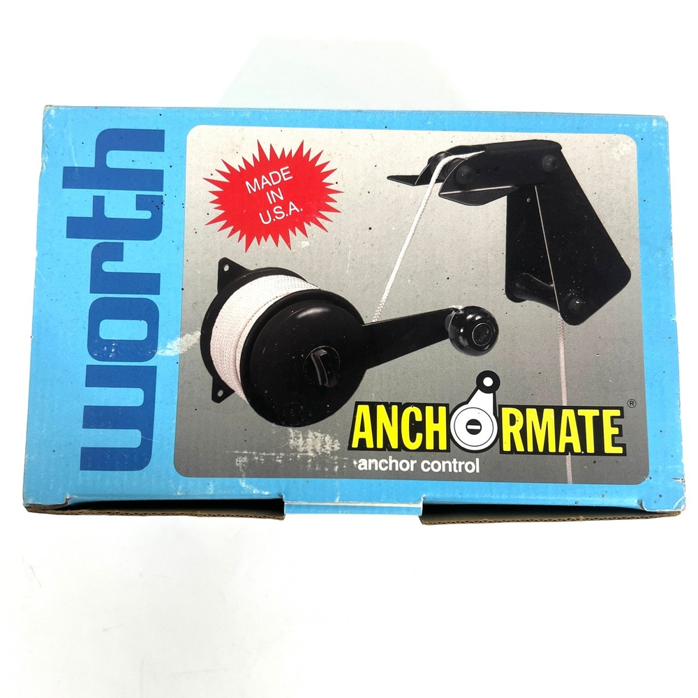 Worth Anchormate Anchor Control Set Black 15036 No 100 Reel No 50 Bow Fixture